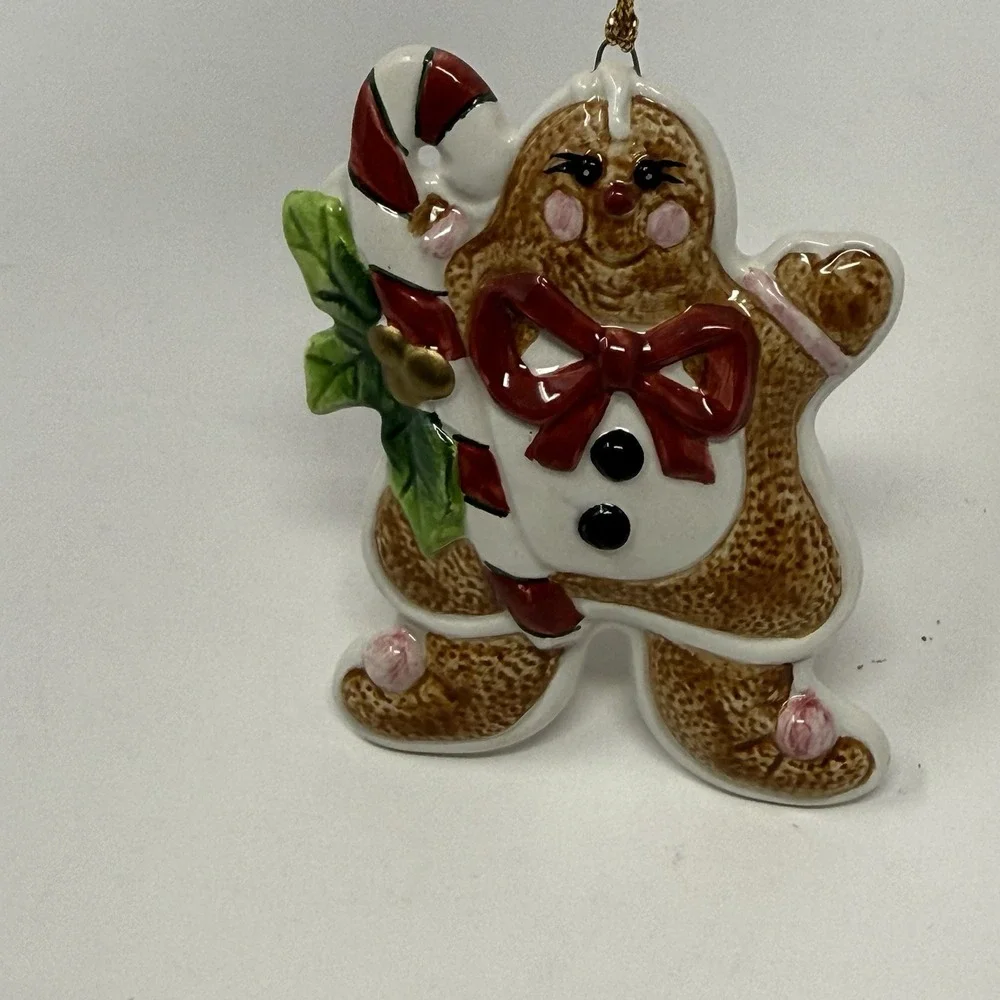 Fitz And Floyd Gingerbread Ornament - Heirloom Collection Sugar Plum